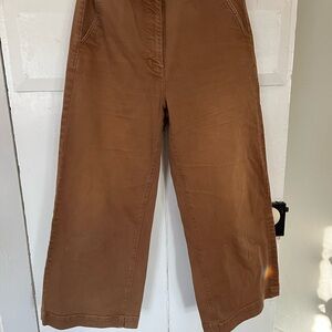Everlane Brown Wide-Leg Pants